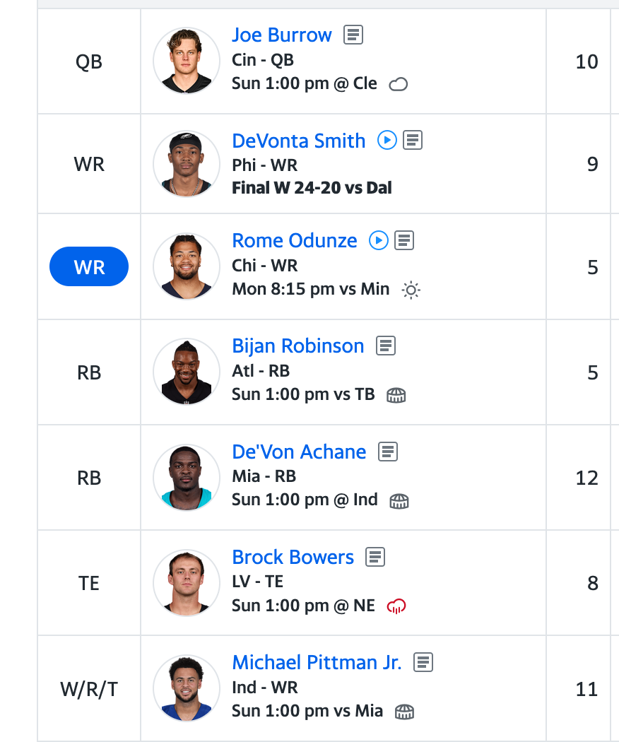 Work League Starters